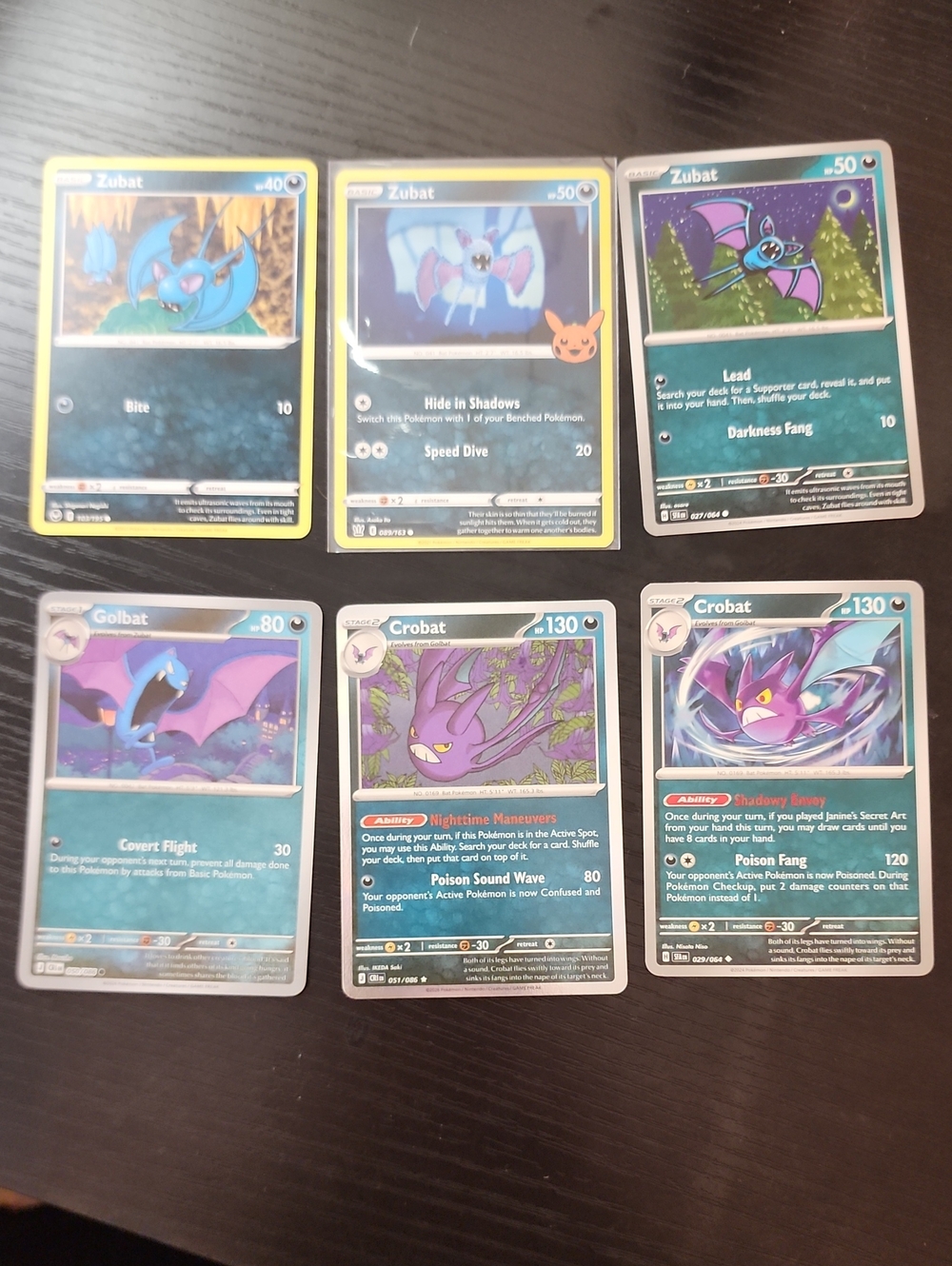 Zubat, Golbat, Crobat Bundle